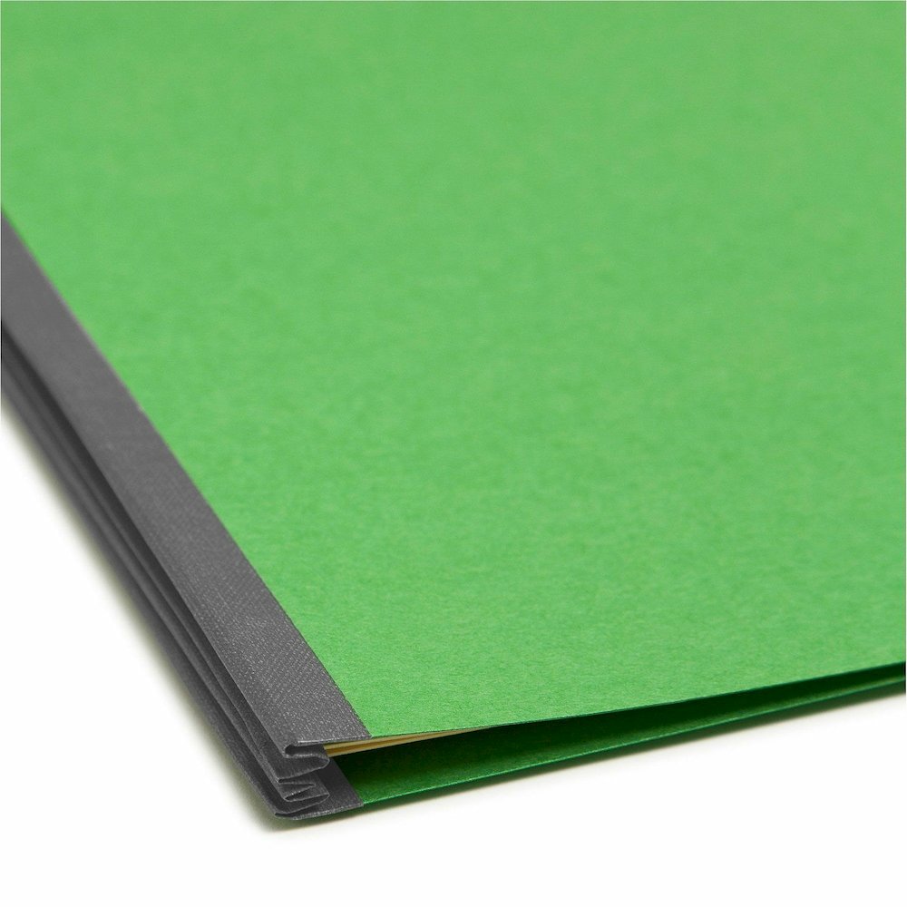 Smead Colored 2/5 Tab Cut Letter Recycled Classification Folder - 8 1/2" x 11" - 2" Expansion - 2 x 2B Fastener - 2" for Folder - Top Tab Location - Right of Center Tab Position - 2 Divider - 14 pt. -. Picture 3