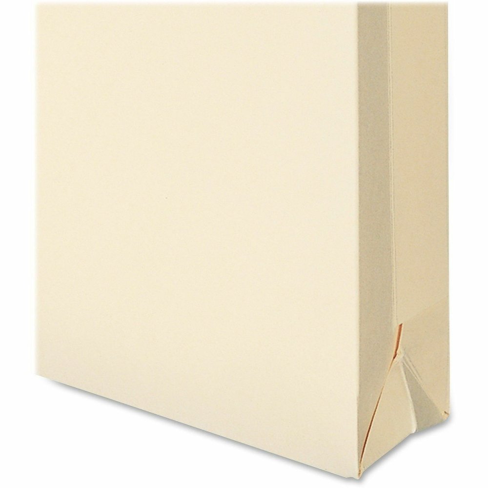 Smead Straight Tab Cut Letter Recycled File Jacket - 8 1/2" x 11" - 1 1/2" Expansion - 11 pt. - 2 Plys - Manila - Reinforced, Slip Resistant - 10% Recycled - 50 / Box. Picture 3