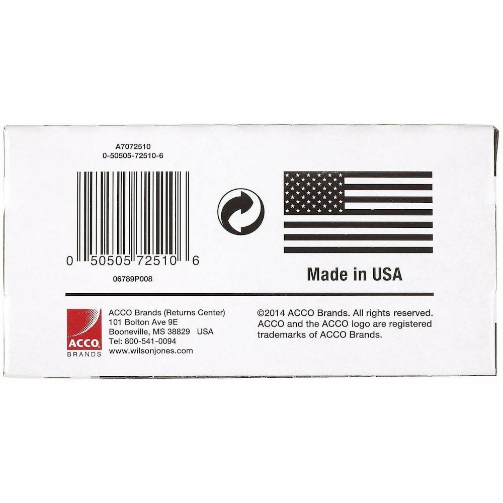 ACCO Premium Jumbo Non-Skid Paper Clips - Jumbo - 20 Sheet Capacity - Non-skid, Galvanized, Corrosion Resistant, Long Lasting - Silver - Metal, Zinc Plated - 100/Box - 10 / Pack. Picture 3