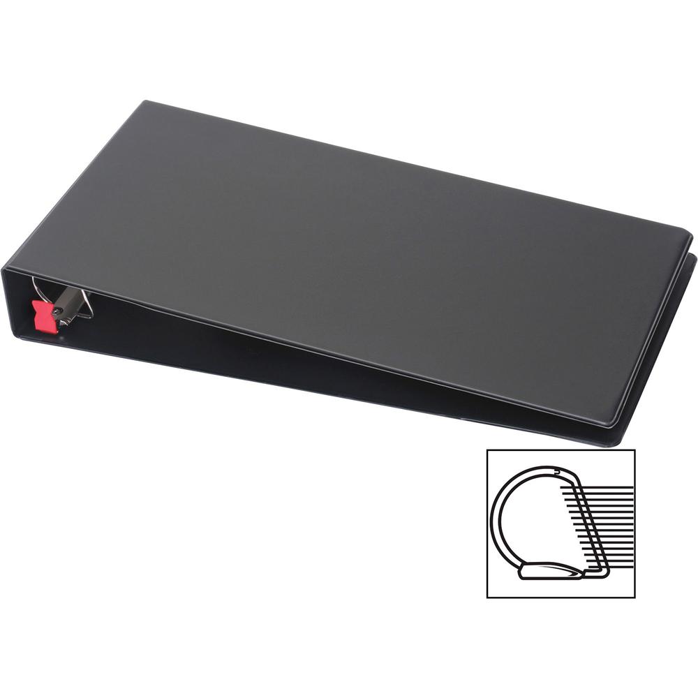 Cardinal EasyOpen Locking Slant-D Tabloid Binders - 2" Binder Capacity - Tabloid - 11" x 17" Sheet Size - 525 Sheet Capacity - 1 1/2" Spine Width - 3 x D-Ring Fastener(s) - Inside Front & Back Pocket(. Picture 7