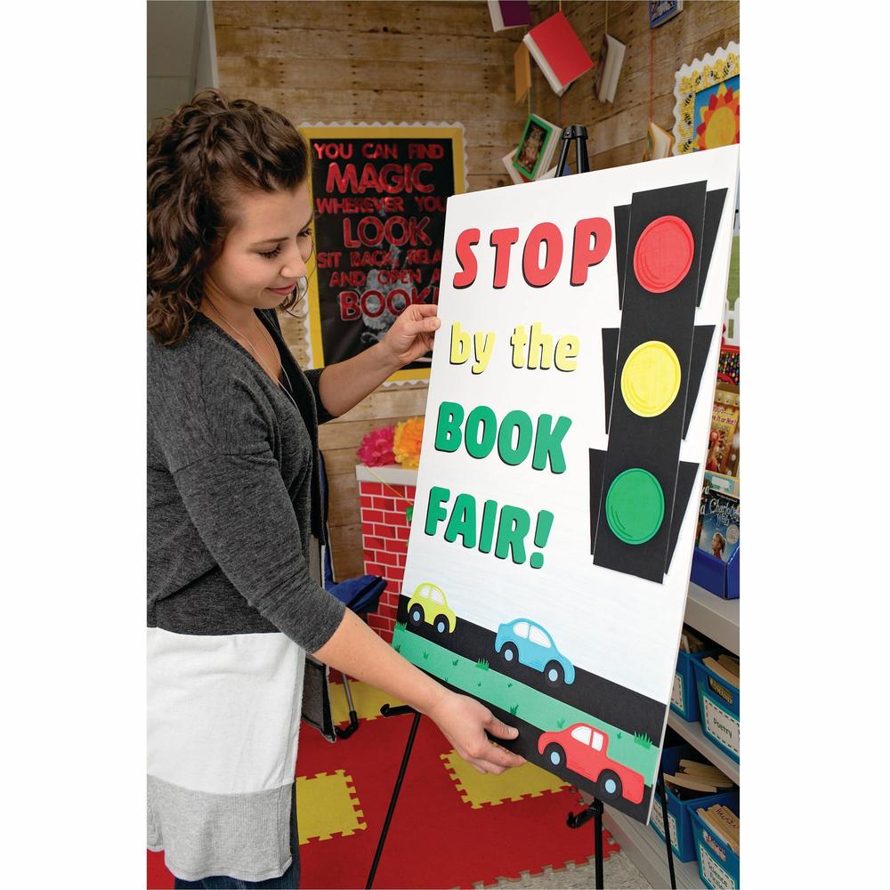UCreate Foam Board - Mounting, Classroom, Craft, Frame, Display, School Project - 22" Height x 28" Width x 187.5 mil Thickness - White - Polystyrene - 5 / Carton. Picture 3