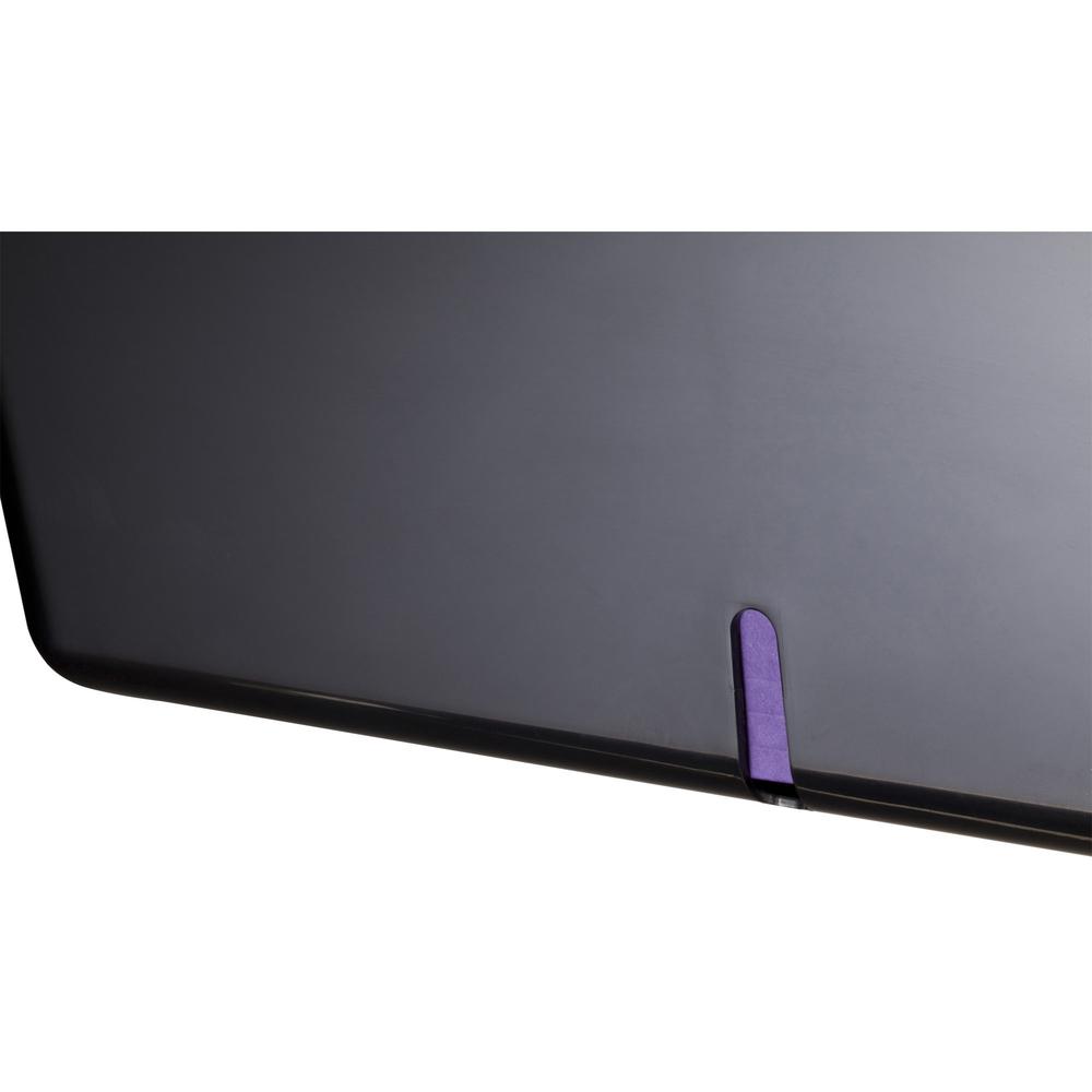 Officemate HIPAA Wall File with Cover - Black - Plastic - 1 Each. Picture 3