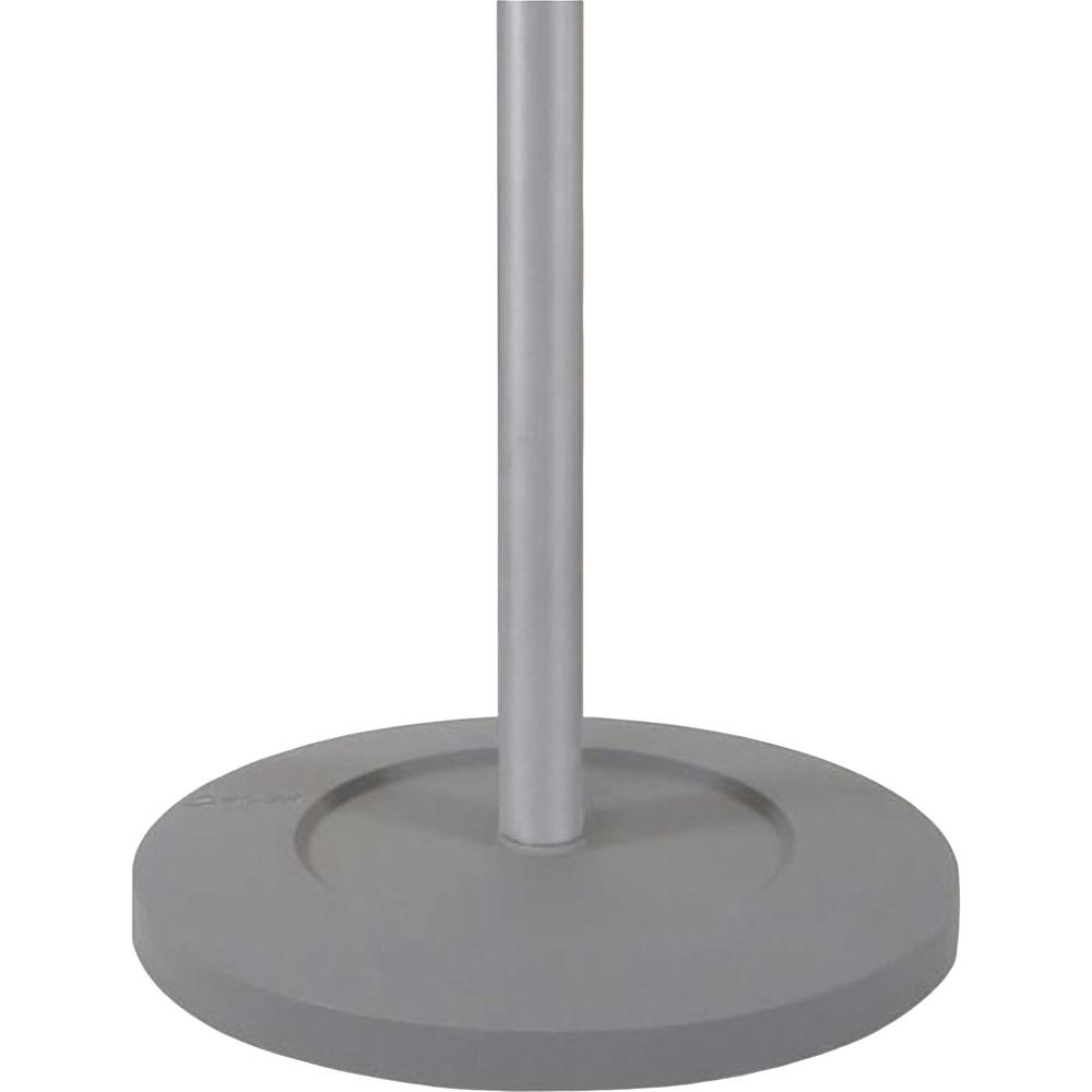 Alba Coat Tree Costumer - 4 Hooks - 6 Hangers - 2 Pegs - for Garment - Wood, Metal - Chrome - 1 Each. Picture 2