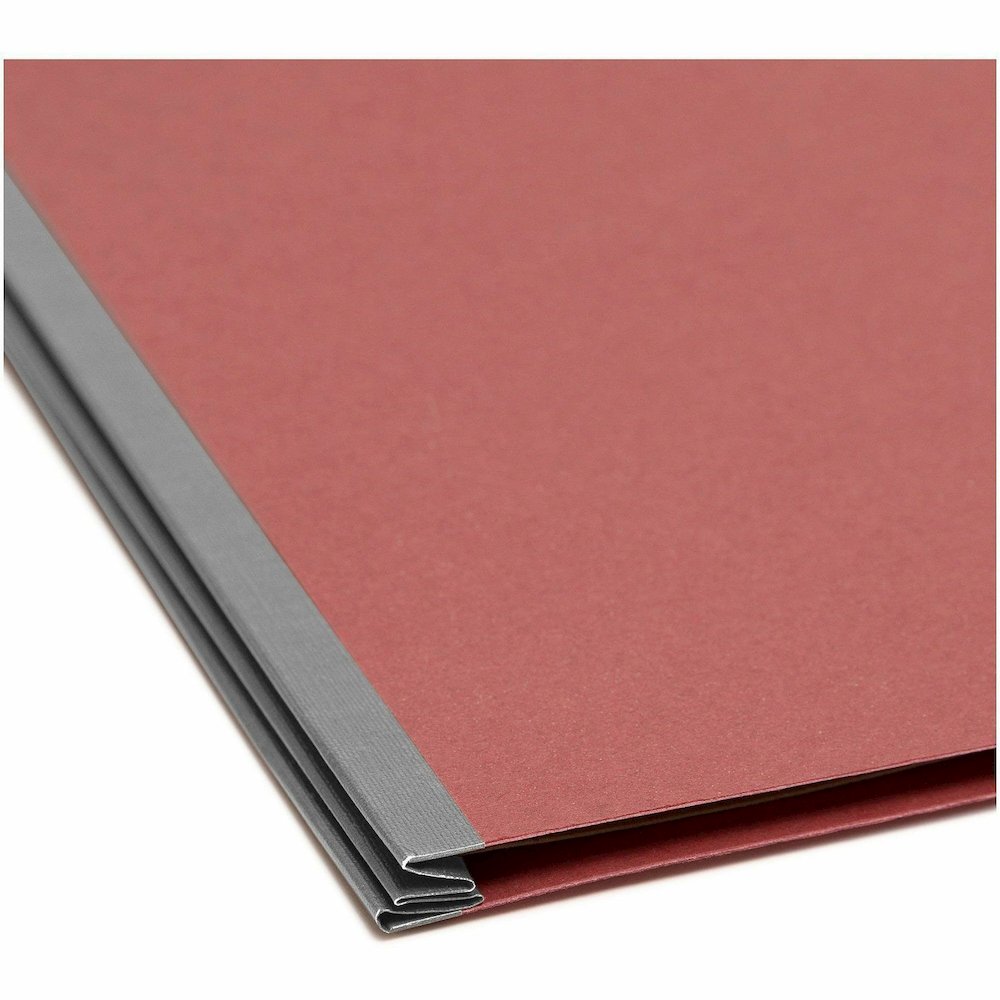 Smead 2/5 Tab Cut Legal Recycled Classification Folder - 8 1/2" x 14" - 2" Expansion - 6 x 2K Fastener - 1" Fastener Capacity, 2" Fastener Capacity - Top Tab Location - Right of Center Tab Position - . Picture 3