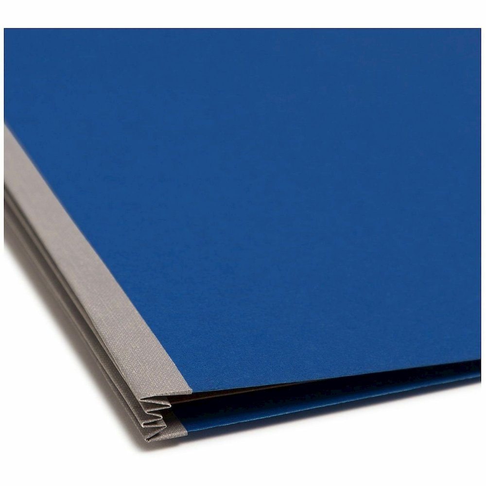 Smead SafeSHIELD 2/5 Tab Cut Letter Recycled Classification Folder - 8 1/2" x 11" - 2" Expansion - 2 x 2S Fastener - 2" for Folder, Divider - Top Tab Location - Right of Center Tab Position - 2 Divide. Picture 3