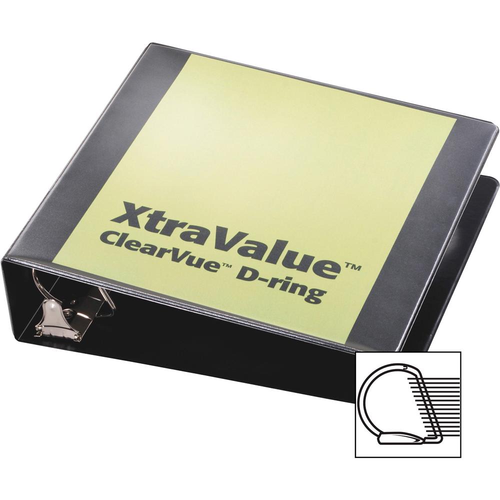 Cardinal Performer ClearVue Slant-D Ring Binder - 2" Binder Capacity - Letter - 8 1/2" x 11" Sheet Size - 540 Sheet Capacity - 2 1/2" Spine Width - 3 x D-Ring Fastener(s) - 2 Inside Front & Back Pocke. Picture 7