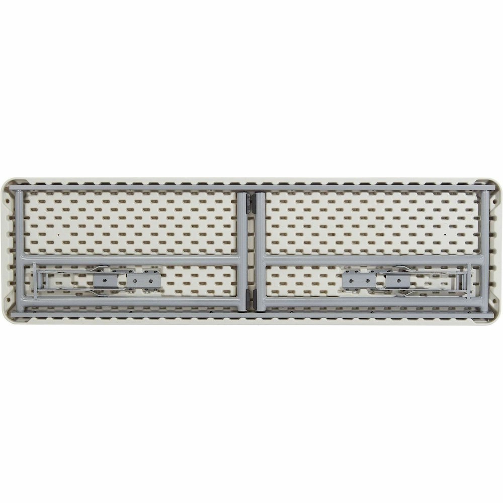 National Public Seating BT1800 Series Seminar Folding Tables - Speckled Gray, Textured Top - Gray Cantilever, Textured, Powder Coated Base - 700 lb Capacity - 60" Table Top Length x 18" Table Top Widt. Picture 3