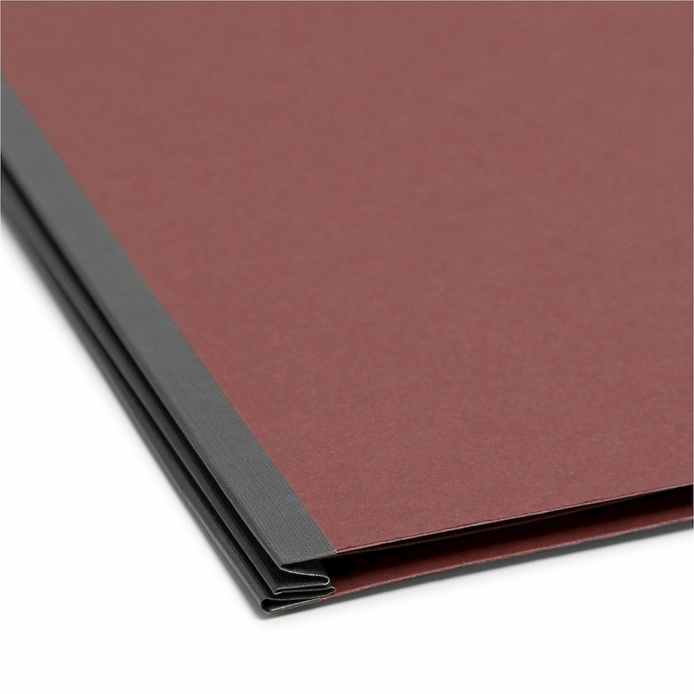 Smead SuperTab 2/5 Tab Cut Letter Recycled Classification Folder - 8 1/2" x 11" - 2" Expansion - 2 x 2S Fastener - 2" for Folder - Top Tab Location - Right of Center Tab Position - 2 Divider - 25 pt. . Picture 3