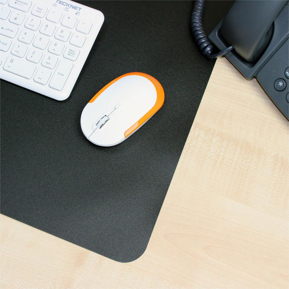 Lorell Desk Pad - Rectangular - 36" Width x 20" Depth - Black. Picture 3