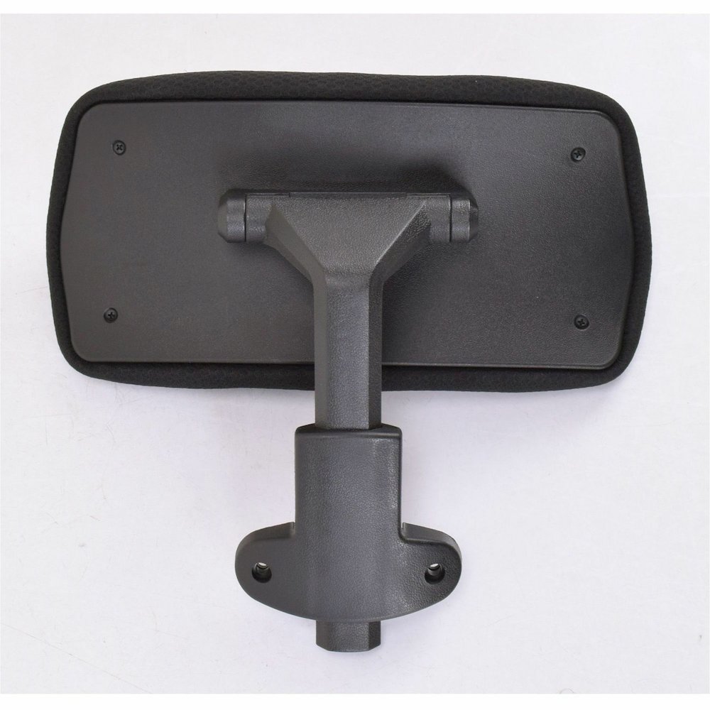 Lorell Ergomesh Executive Chair Headrest - Black - 1 Each. Picture 3