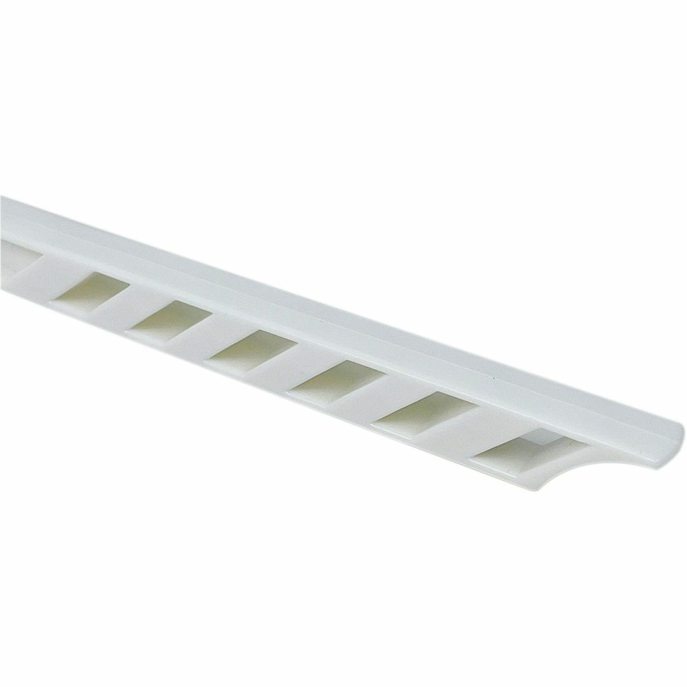Genuine Joe Toilet Bowl Mop - 4.50" Height Head - 12" Length Plastic Handle - Durable, Scrubber Strip, Acid Resistant - White - 25 / Carton. Picture 3