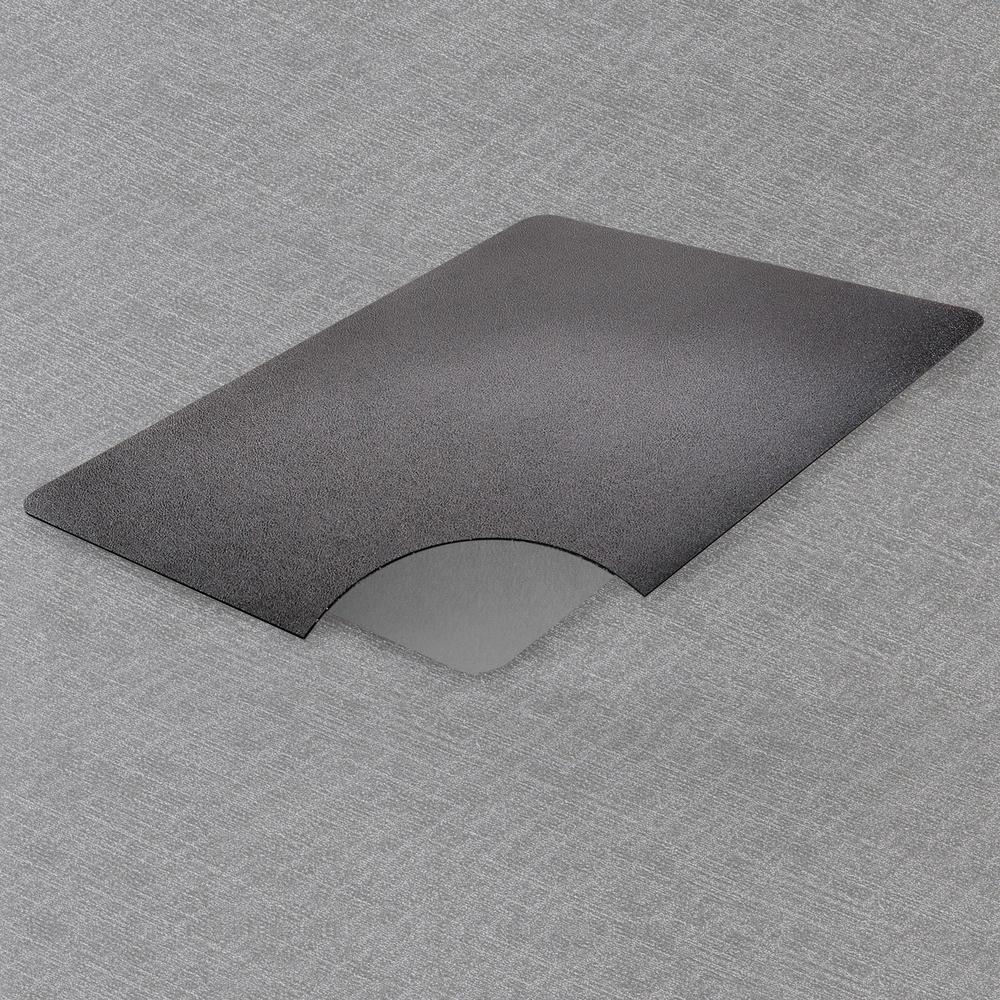 Deflecto Ergonomic Sit-Stand Chair Mat for Multi-surface - Workstation - 53" Length x 45" Width x 0.800" Depth - Rectangular - Foam - Black - 1Each. Picture 5