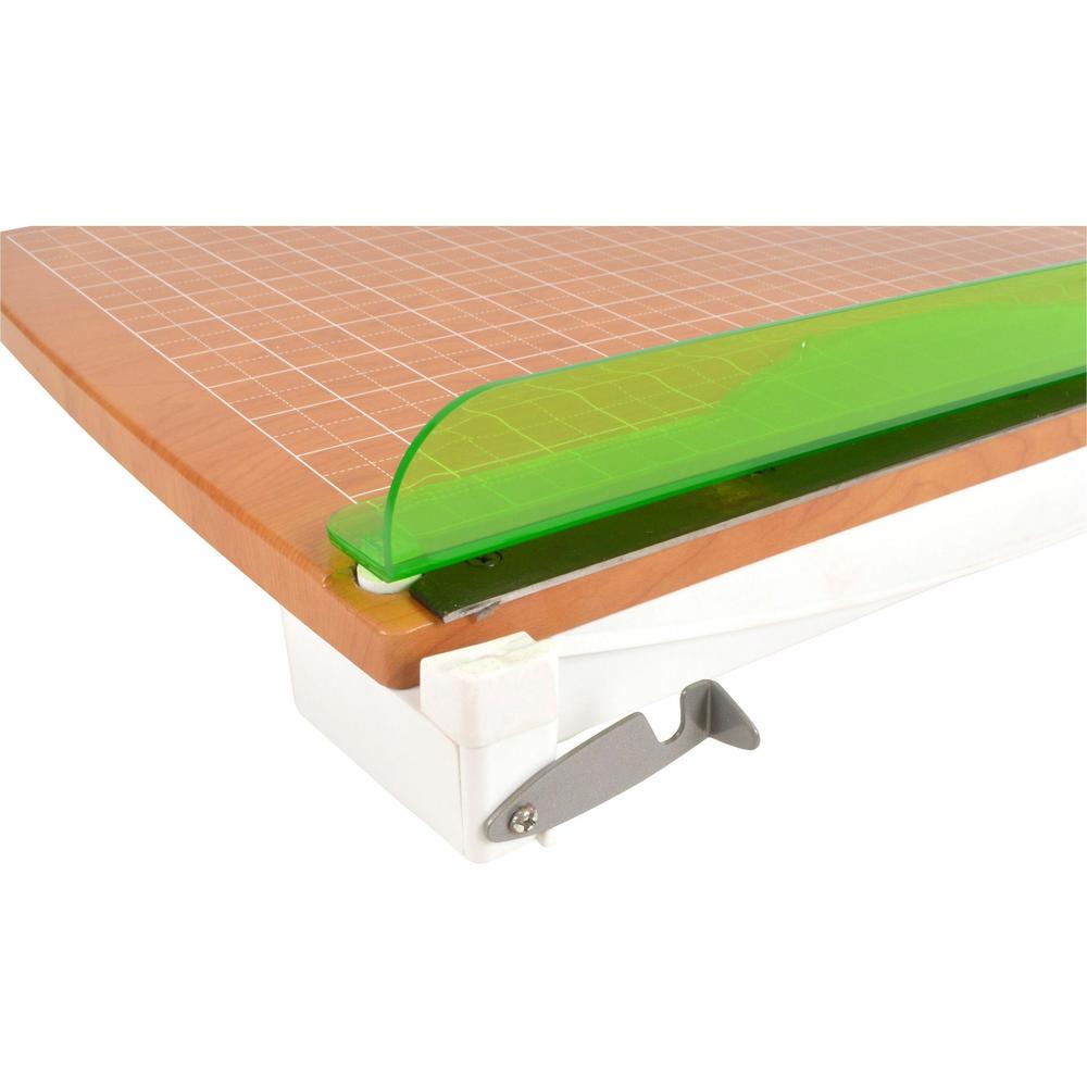 Westcott 15" CarboTitanium Guillotine Trimmer - 30 Sheet Cutting Capacity - CarboTitanium Blade - 15" Cutting Length - 5.5" Height x 14" Width x 22" Length - Heavy Duty, Lockable, Comfortable, Alignme. Picture 3