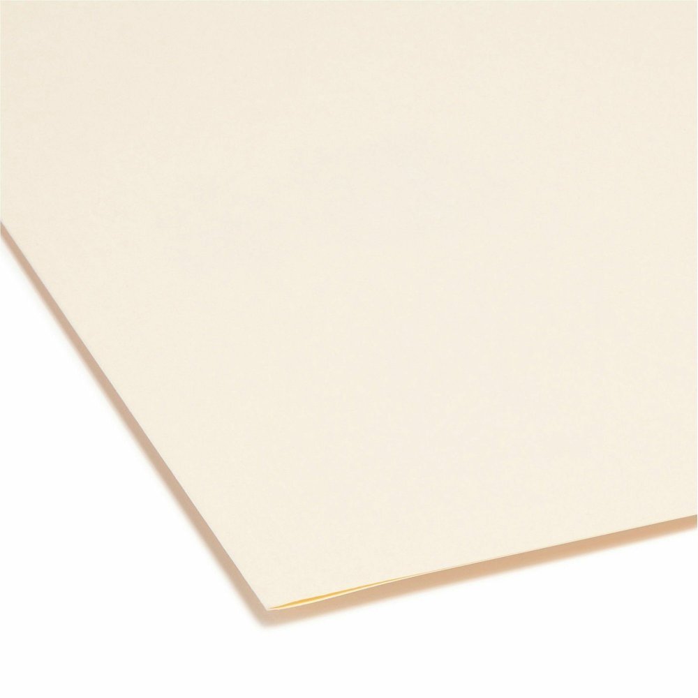 Smead 1/3 Tab Cut Letter Recycled Top Tab File Folder - 8 1/2" x 11" - 3/4" Expansion - Top Tab Location - Assorted Tab Position - 11 pt. - 1 Plys - Manila - Sturdy, Rounded Corner - 10% Recycled - 10. Picture 3