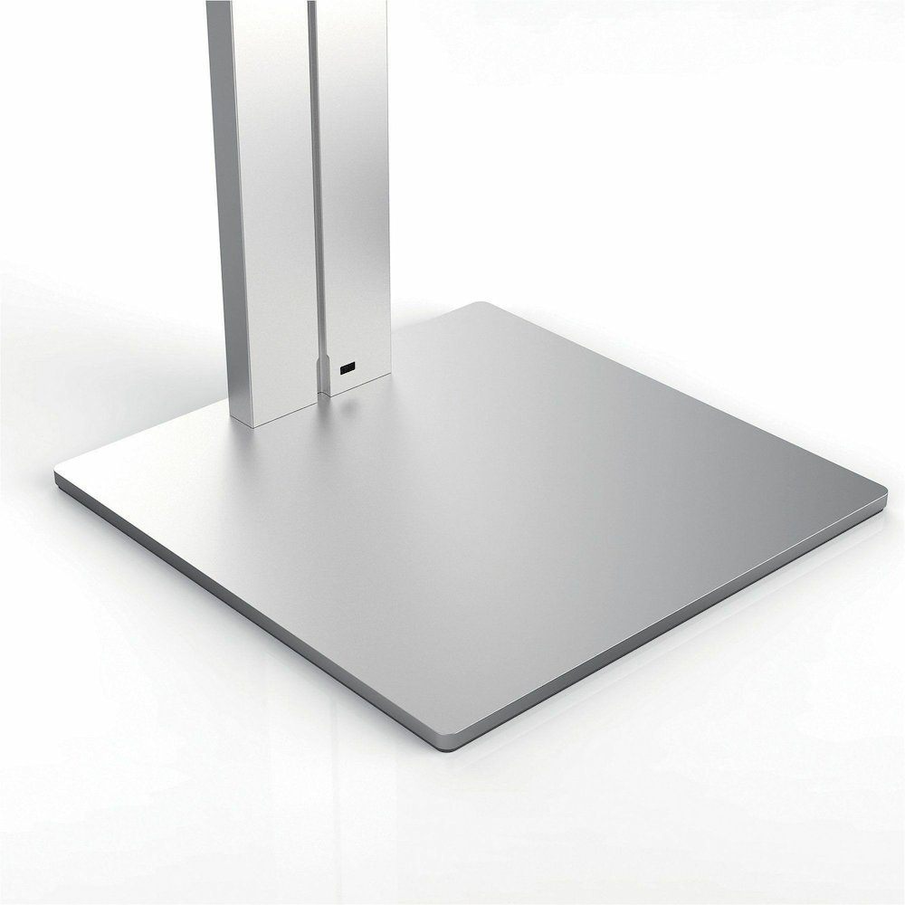 DURABLE Tablet Holder Floor - 47.8" Height x 10.6" Width x 10.6" Depth - Steel, Acrylonitrile Butadiene Styrene (ABS), Aluminum - Silver - Flexible, Floor Standing, Locking Mechanism, Adjustable Arm, . Picture 3