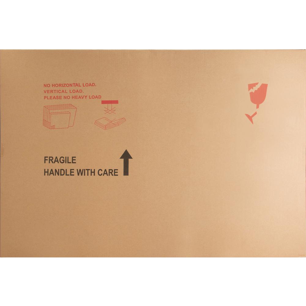 Lorell Bulletin Board - 24" Board Height x 36" Board Width - Cork Surface - Long Lasting, Warp Resistant - Brown Aluminum Frame - 1 Each. Picture 2