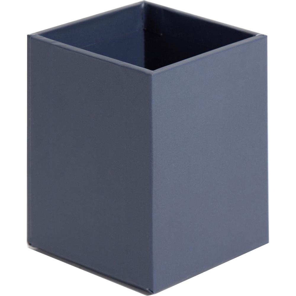 U Brands 4-Piece Desk Organization Set - Desktop - Paper Wrapped - Navy - Chipboard, Paper - 1 Each. Picture 8