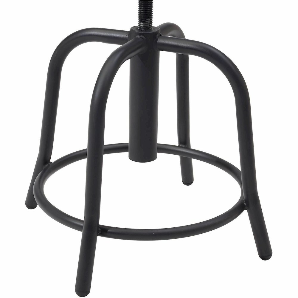 National Public Seating 6800 Series Stools - Black Seat Color - Steel, Metal Seat Material - Black Frame Color - Steel Frame Material - Curved Leg Base - Steel - 1 Each. Picture 3