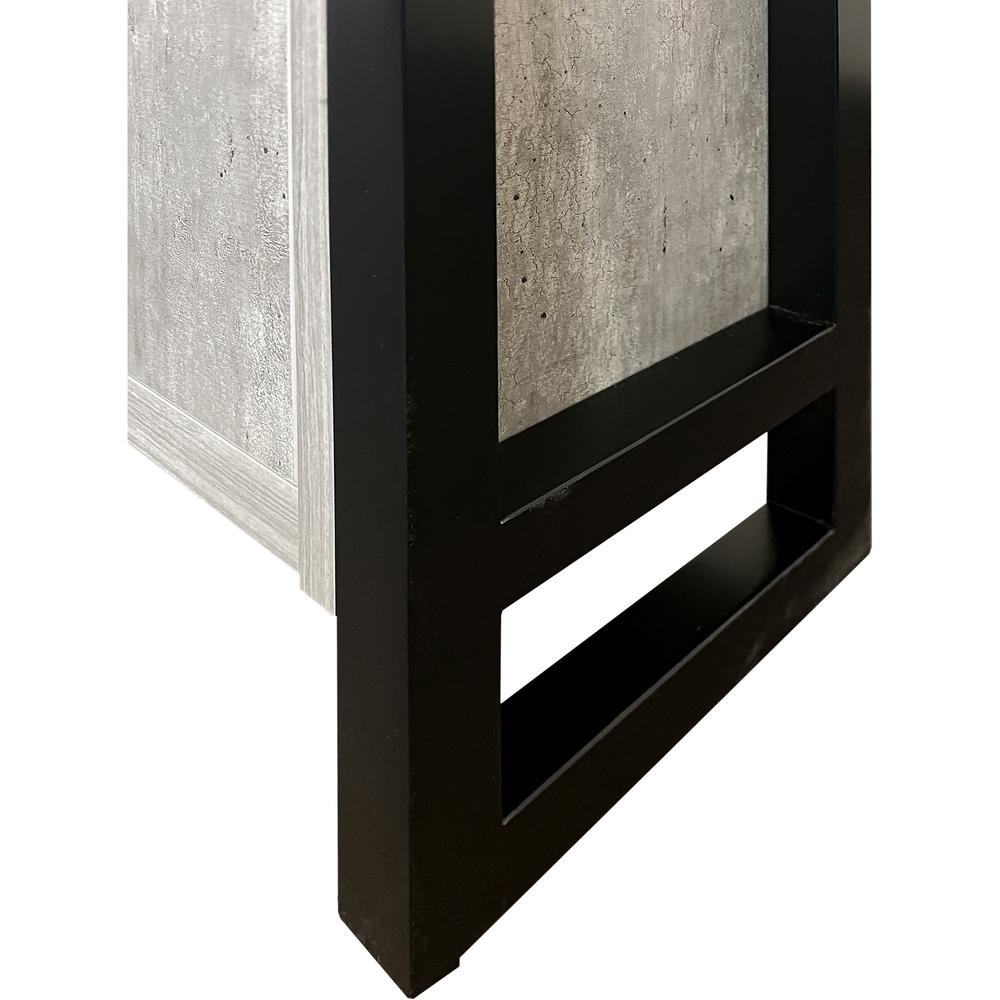Mason Wood Laminate Bookcase With Doors. Picture 7