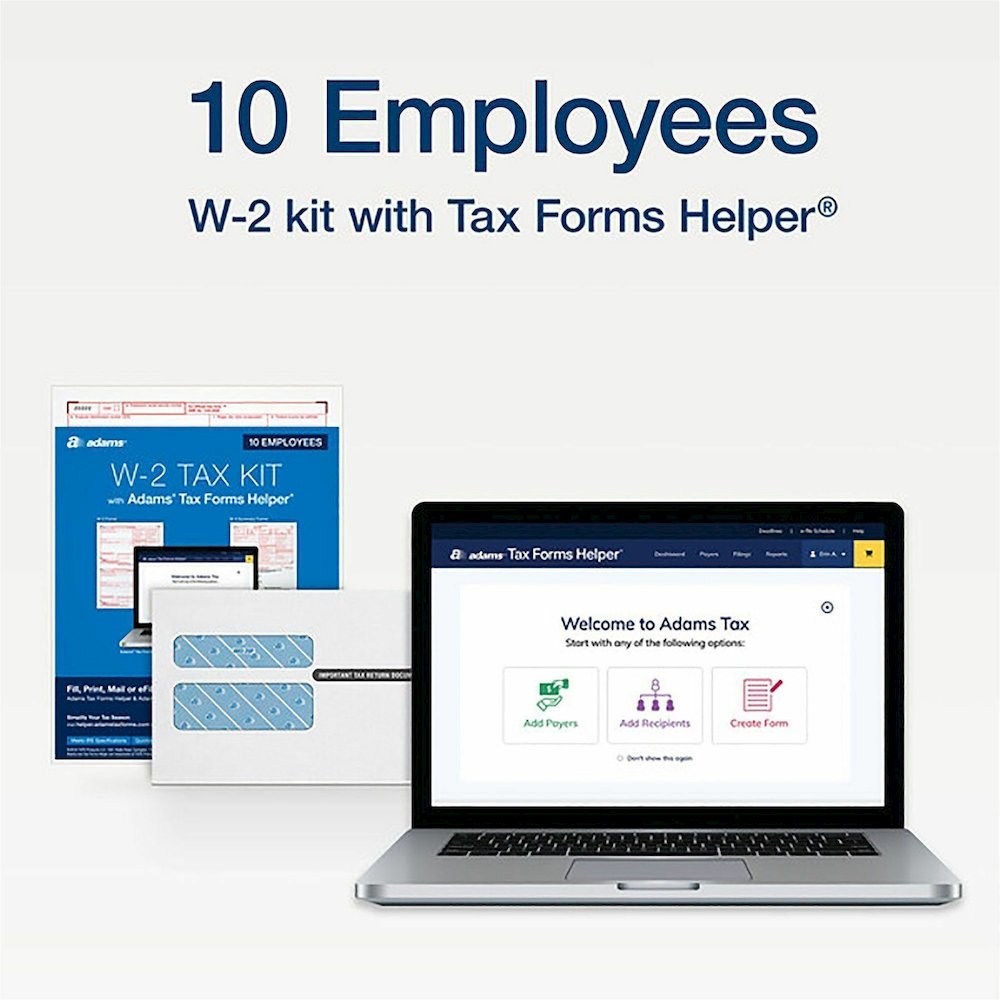 TOPS W2 Laser Forms 6-part Tax Kit - 6 Part - Carbonless Copy - 8" x 5.50" Form Size - Letter - White Sheet(s) - 1 Pack. Picture 3