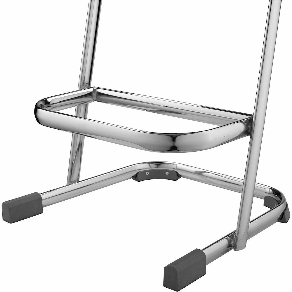 National Public Seating 6600 Series Elephant Z-Stool - Black Seat Color - Polypropylene Seat Material - Chrome Frame Color - Steel Frame Material - Sled, U-Style Base - Thermoplastic Polyurethane (TPU. Picture 3