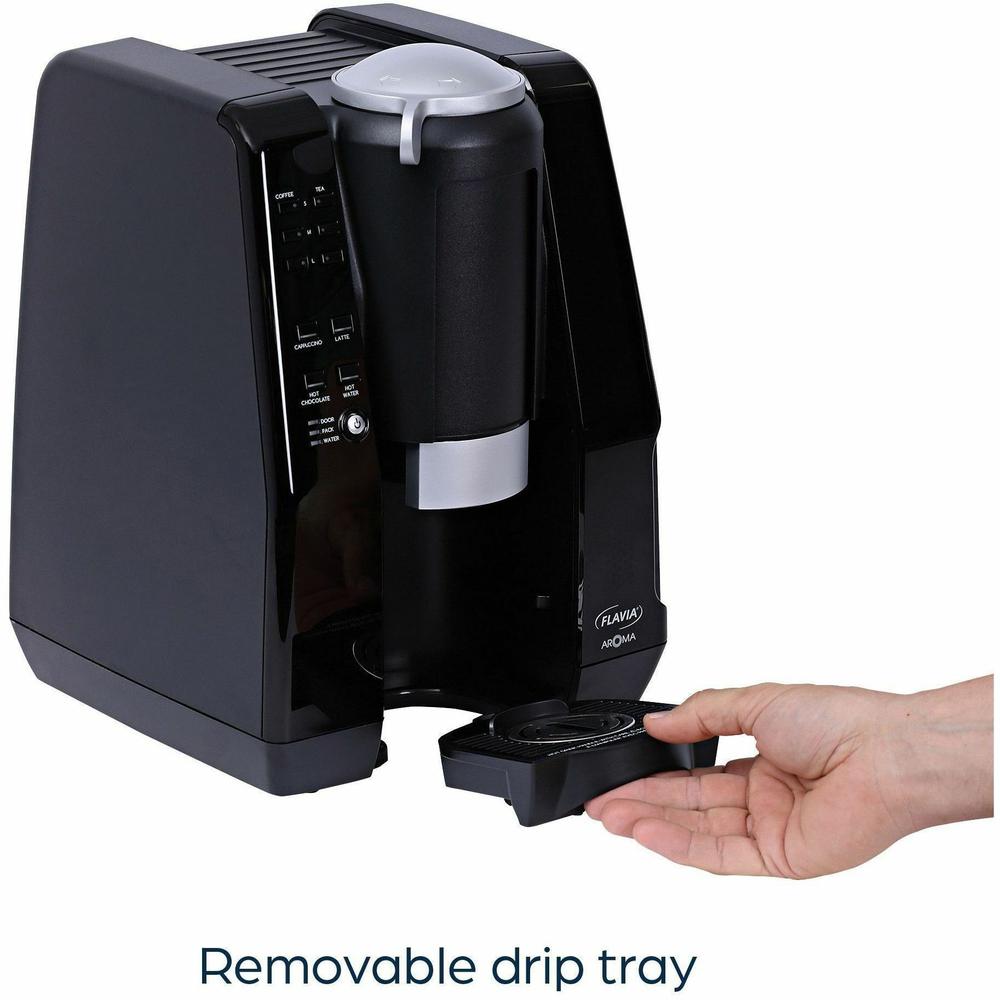 Flavia Aroma Coffee Maker - 1440 W - 2.53 quart - 1 Cup(s) - Single-serve - Black. Picture 3