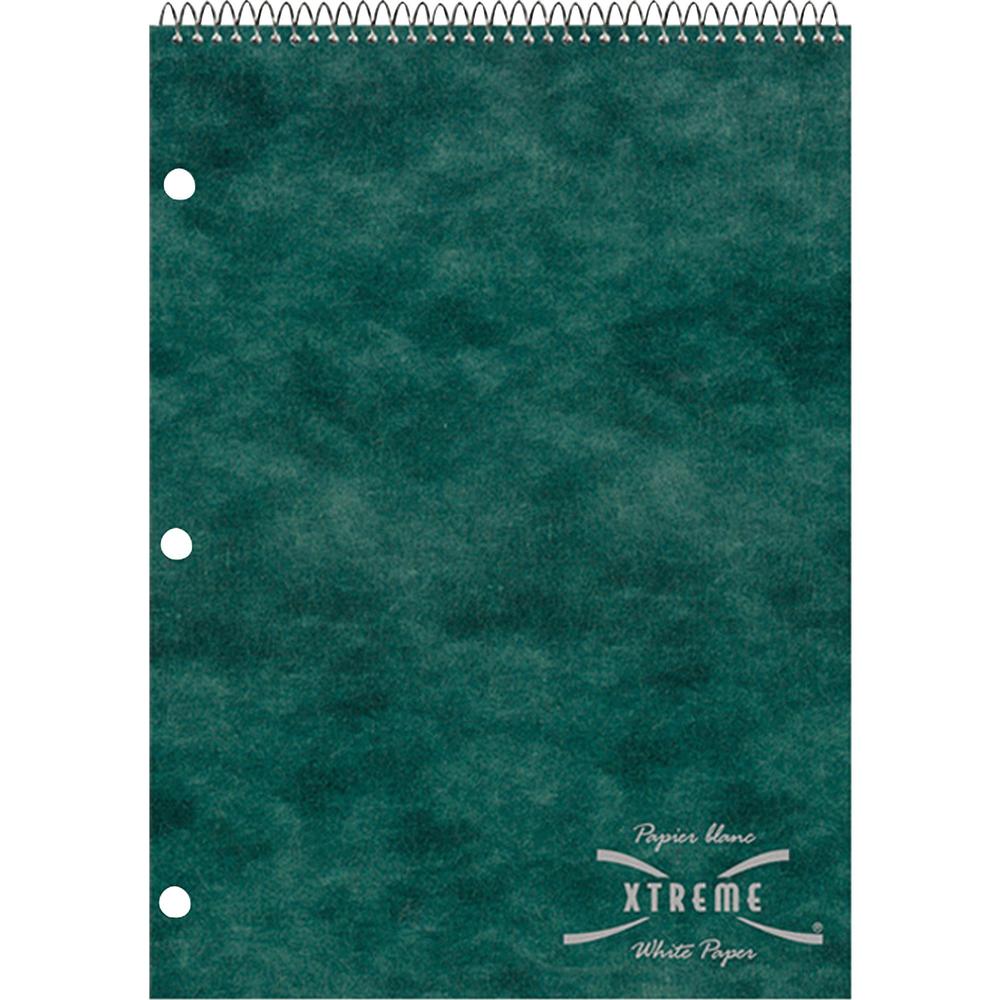 Rediform Porta-Desk 1-Subject Notebooks - 80 Sheets - Coilock - Ruled Margin - 8 1/2" x 11 1/2" - White Paper - AssortedPressboard Cover - Micro Perforated - 1 Each. Picture 3