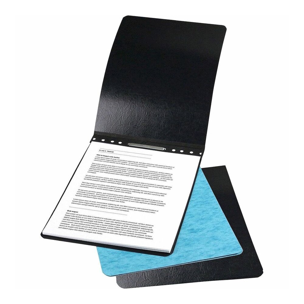 ACCO Presstex Legal Recycled Report Cover - 2" Folder Capacity - 8 1/2" x 14" - 20 pt. - Black - 30% Recycled - 1 Each. Picture 2