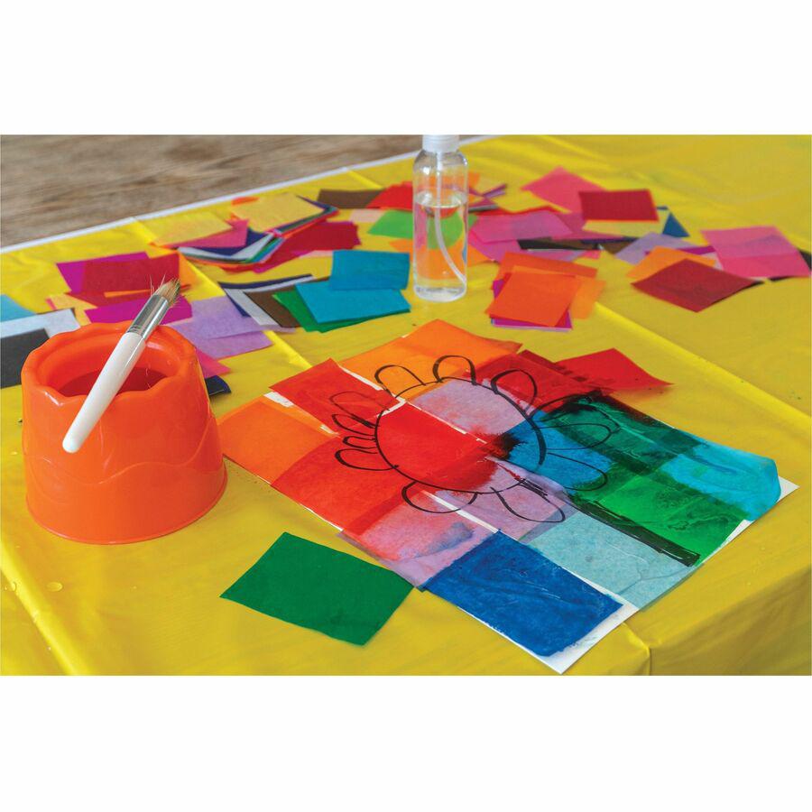 Spectra Art Tissue Deluxe Bleeding Art Tissue - Art Project, Craft Project - 18"Height x 12"Width x 0.10"Length - 100 / Pack - Assorted. Picture 7