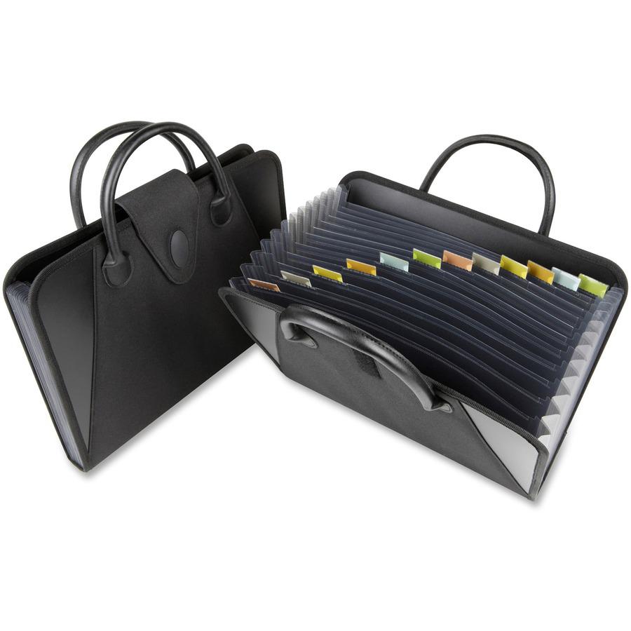 C-Line Expanding File With Handles - Black, 1/EA, 48211. Picture 2