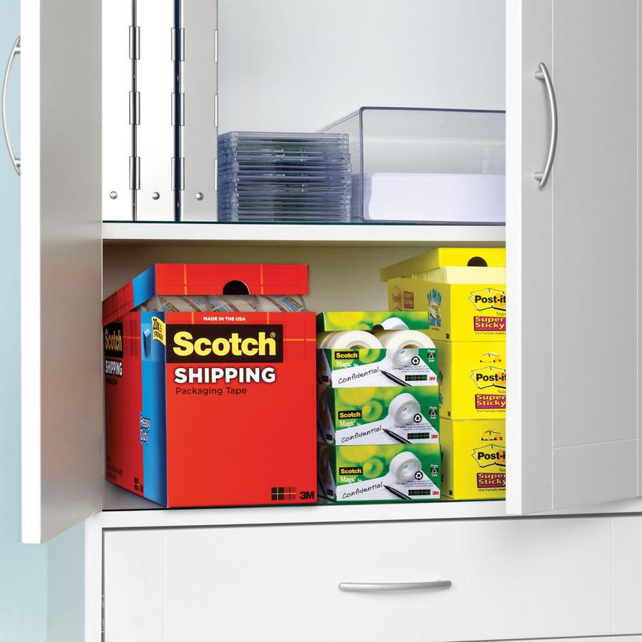 Scotch Heavy-Duty Shipping/Packaging Tape - 54.60 yd Length x 1.88" Width - 3.1 mil Thickness - 3" Core - Tear Resistant, Split Resistant, Breakage Resistance - For Mailing, Moving, Packing, Protectin. Picture 4
