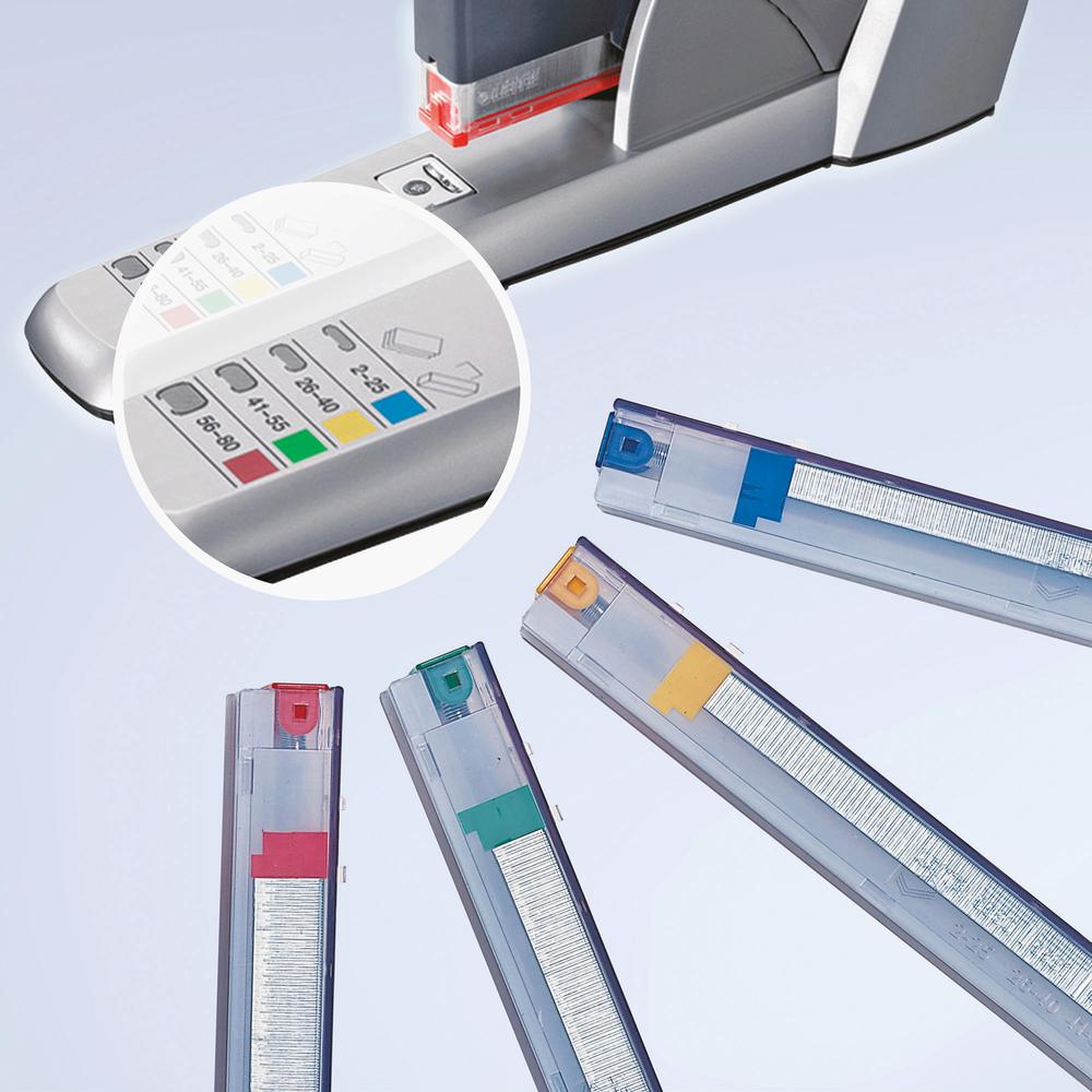 Rapid Cartridge Stapler Staple Cartridge - K6 Blue - 25 Sheets Capacity - Heavy Duty - 0.25" Leg - Blue. Picture 3