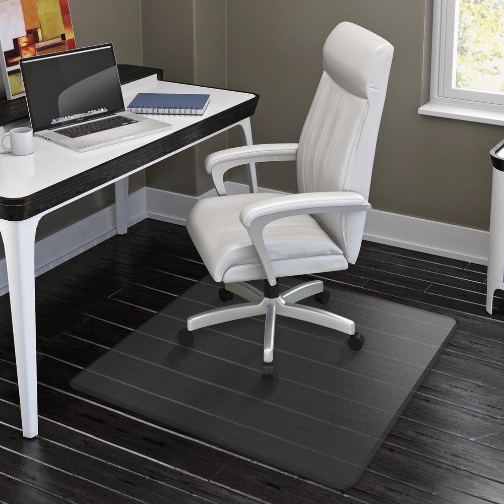 Lorell Chairmat - Hard Floor, Wood Floor, Vinyl Floor, Tile Floor - 60" Length x 46" Width x 0.095" Thickness - Rectangular - Vinyl - Clear - 1Each. Picture 13