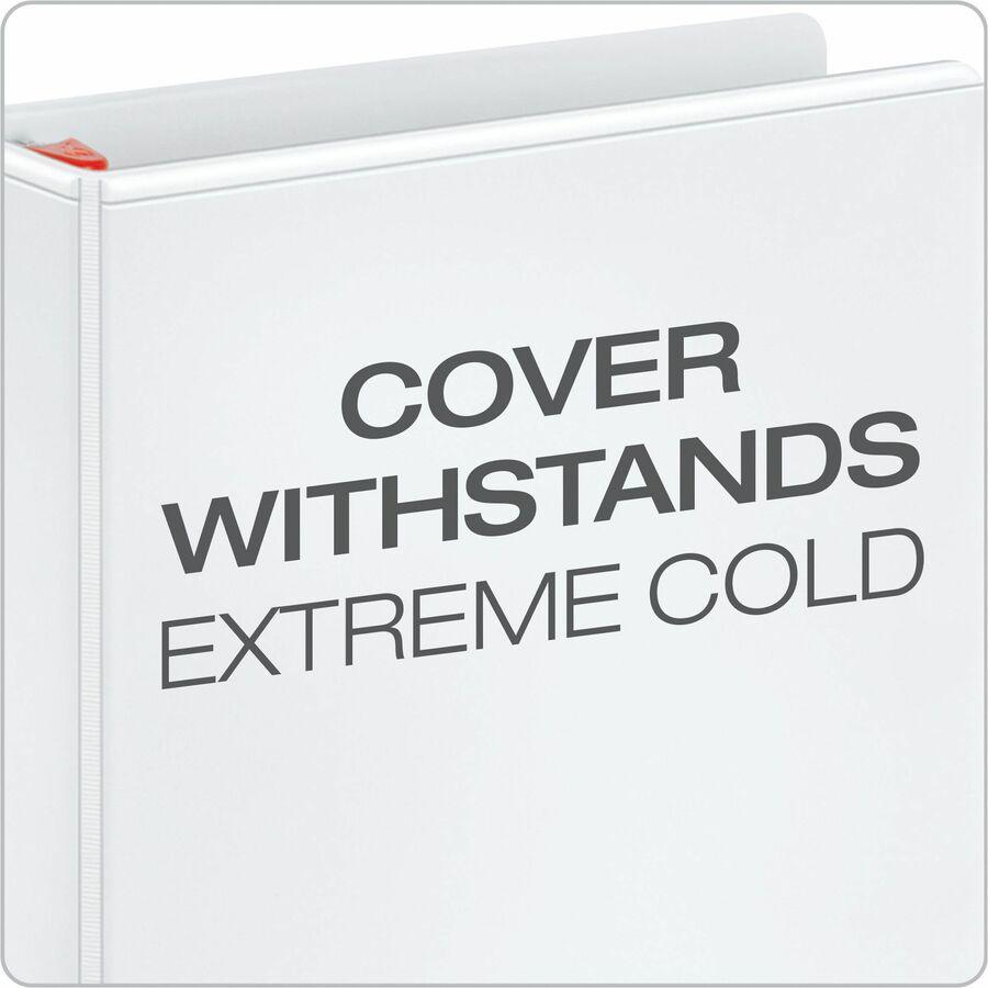 Cardinal Xtralife ClearVue Locking Slant-D Binders - 1" Binder Capacity - Letter - 8 1/2" x 11" Sheet Size - 270 Sheet Capacity - 1" Spine Width - 3 x D-Ring Fastener(s) - 2 Inside Front & Back Pocket. Picture 3