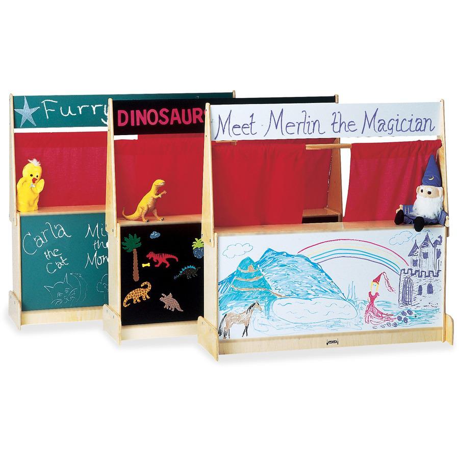 Jonti-Craft Flannel Surface Imagination Station - 49" Width x 15" Depth x 49" Height - 1 Each - Baltic. Picture 4
