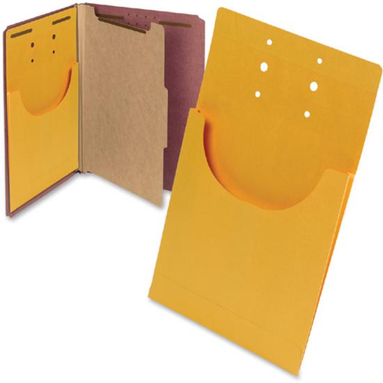 Smead Letter, Legal File Jacket - 3/4" Folder Capacity - 8 1/2" x 14" - 3/4" Expansion - 1 Pocket(s) - Kraft - Kraft - 100 / Carton. Picture 5