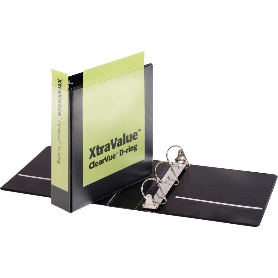 Cardinal Performer ClearVue Slant-D Ring Binder - 2" Binder Capacity - Letter - 8 1/2" x 11" Sheet Size - 540 Sheet Capacity - 2 1/2" Spine Width - 3 x D-Ring Fastener(s) - 2 Inside Front & Back Pocke. Picture 4