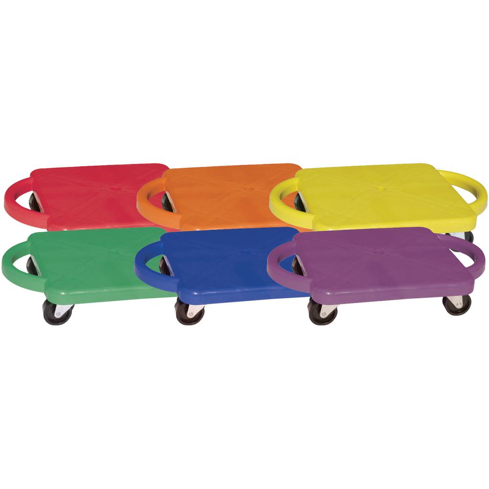 Champion Sports Standard Scooter Set w/Handles - Blue, Green, Orange, Red, Yellow, Purple - Plastic. Picture 2