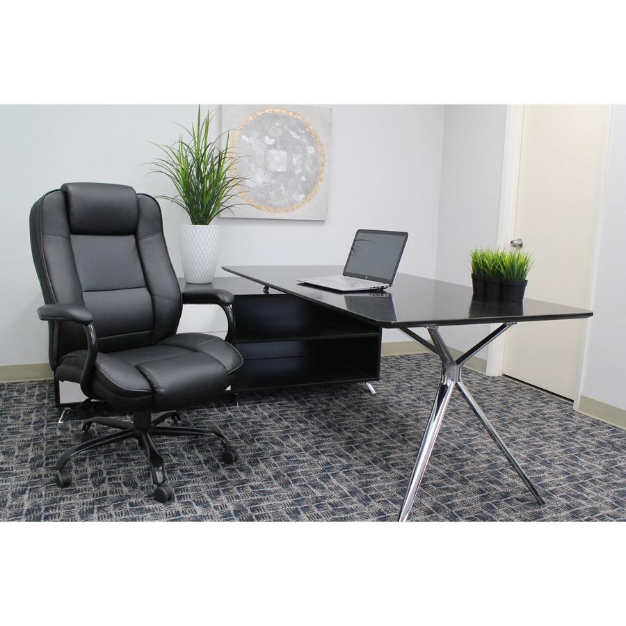 Boss Executive Chair - Black Seat Color - Black Back Color - 1 Each. Picture 11