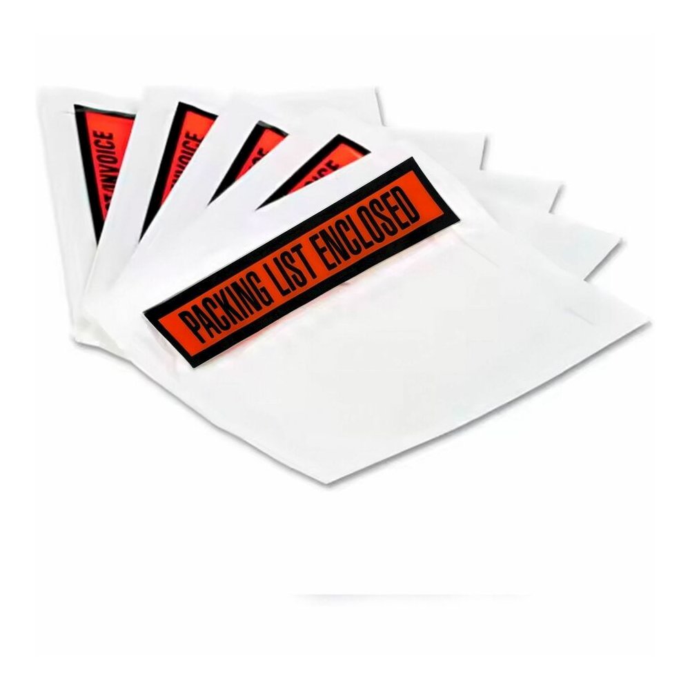 Sparco Pre-labeled Packing Slip Envelope - Packing List - 7" Width x 5 1/2" Length - 70 g/m² - Self-adhesive Seal - White - Paper, Low Density Polyethylene (LDPE) - 1000 / Box. Picture 2