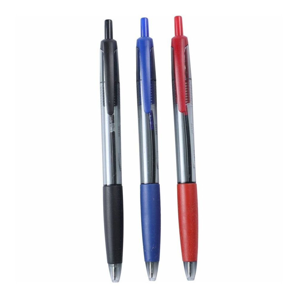 Integra 1.0mm Retractable Ballpoint Pen - Retractable - Assorted Ink - 1 Box. Picture 2