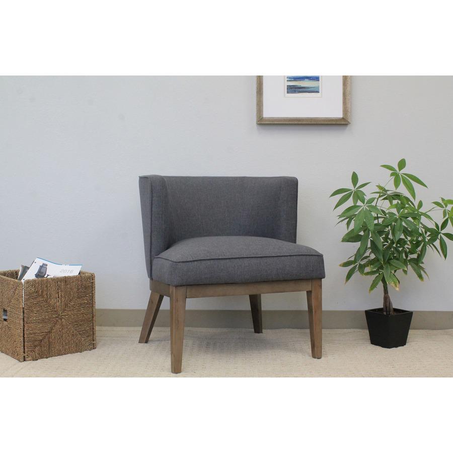 Boss Accent Chair, Beige - Slate Gray - 1 Each. Picture 9