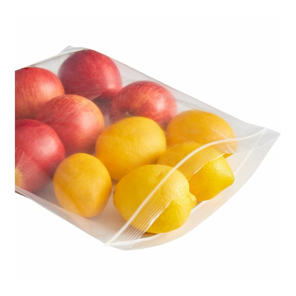 Genuine Joe Freezer Storage Bags - 1 gal Capacity - 2.70 mil (69 Micron) Thickness - Zipper Closure - Clear - Beef, Poultry, Vegetables, Seafood, Food - 250 / Box. Picture 2