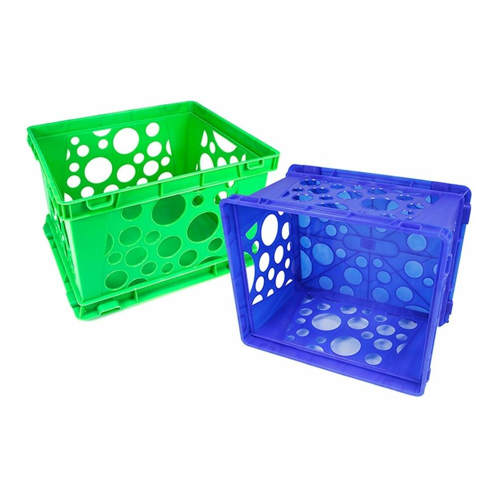 Storex Premium Storage Case - Internal Dimensions: - External Dimensions: Height17.3" Length x 14.3" Width x 10.5" Height - Media Size Supported: Legal, Letter - Rugged - Stackable - Assorted Bright -. Picture 2