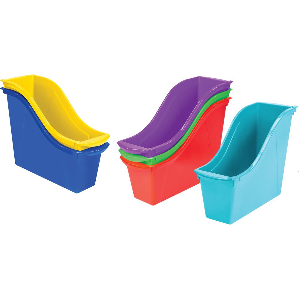 Small Book Bin, Assorted Color, Set of 6. Picture 4
