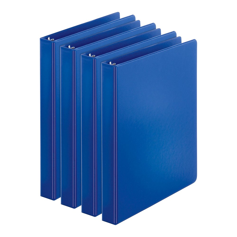 Business Source Basic Round Ring Binder - 1" Binder Capacity - Letter - 8 1/2" x 11" Sheet Size - 225 Sheet Capacity - 3 Ring - Fastener: Round Ring - Pocket: Inside Front & Back - Chipboard, Polyprop. Picture 2