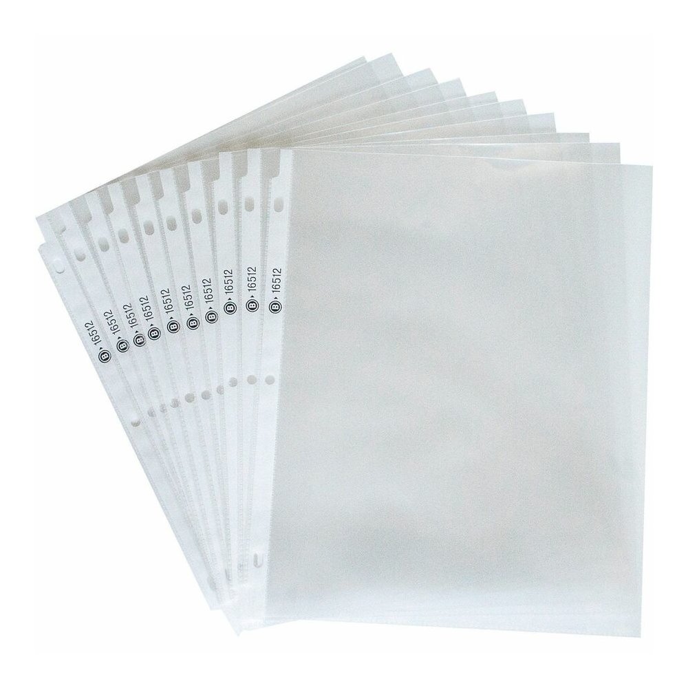 Business Source Sheet Protectors - For Letter 8 1/2" x 11" Sheet - 3 x Holes - Ring Binder - Top Loading - Rectangular - Clear - Polypropylene - 50/Box - 5 / Bundle. Picture 2