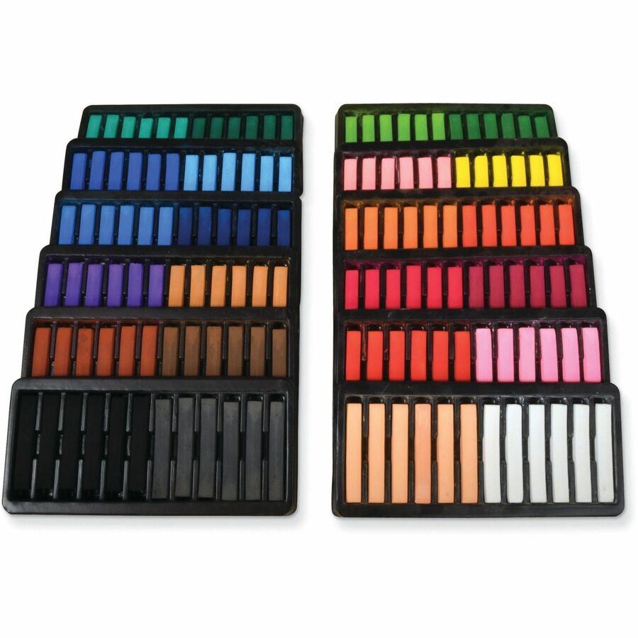 Creativity Street Square Artist Pastels - 0.4" Length - Assorted - 144 / Set. Picture 3