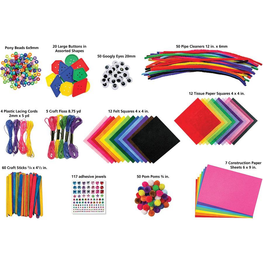 Teacher Created Resources Craft Box - Crafting, Artwork - 600 Piece(s) - Multi - Felt - 1 Each. Picture 5