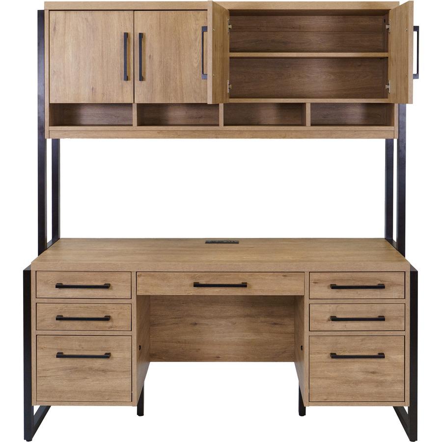 Mason Wood Laminate Office Desk. Picture 8